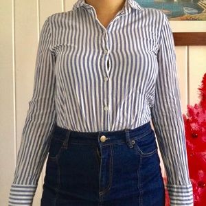 Long sleeved button up shirt